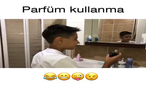 Kendi Parfümümü Ve Babamın Parfümünü Kullanırken