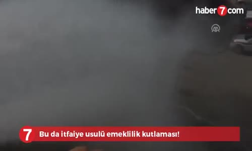 İtfaiye Usulü Emeklilik Kutlaması