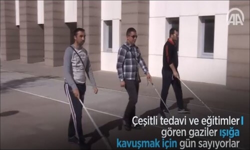 Gözlerini Kaybeden Gazilere Yeni Umut Işığı 