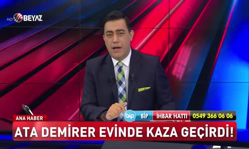 Ata Demirer evinde kaza geçirdi!