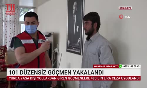 101 DÜZENSİZ GÖÇMEN YAKALANDI