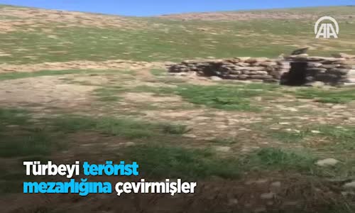 Türbeyi Terörist Mezarlığına Çevirmişler