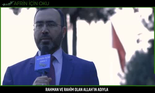 Afrin Operasyonu Için Fetih Suresi Okudular