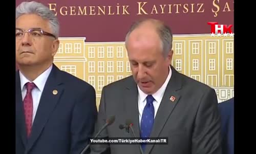 CHP'de, Kurultay Tartışmasına, Muharrem İnce'de  Girdi 