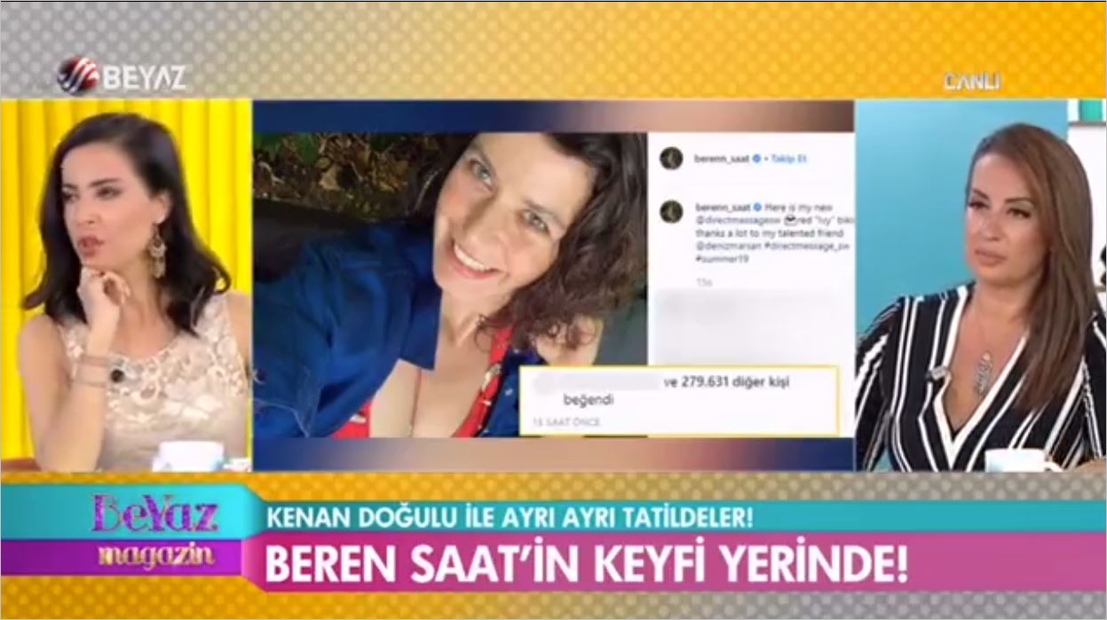 Beren Saat'in Keyfi Yerinde