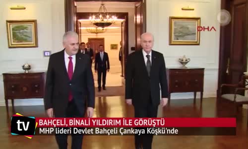 Bahçeli Binali Yıldırım İle görüştü