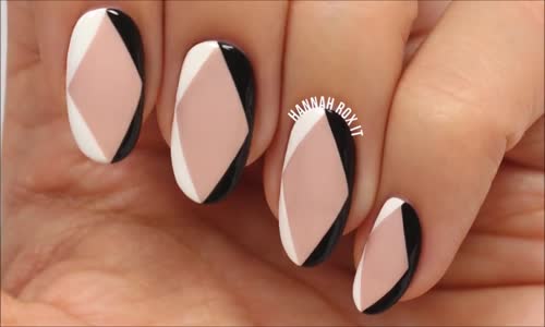 Geometrik Desen Nail Art