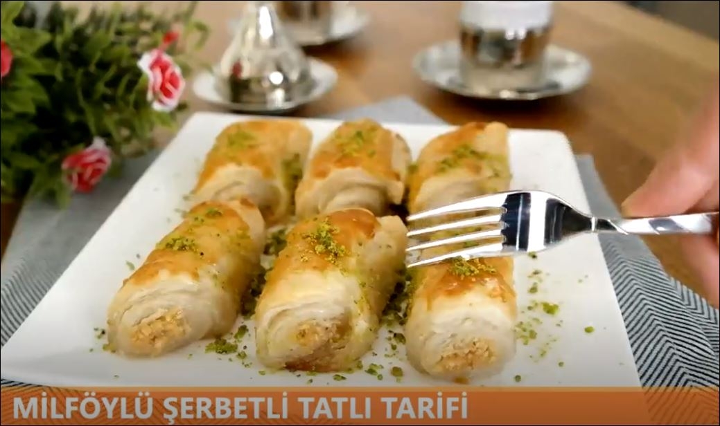 Şerbetli Milföy Tatlısı 