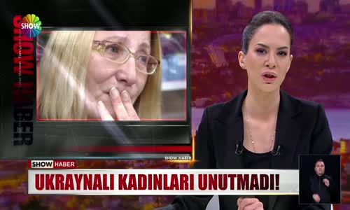 Ukraynalı kadınları unutmadı!