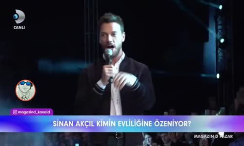 Gelinlik Defilesine Katılan Sinan Akçıl Kimin Evliliğine Özeniyor