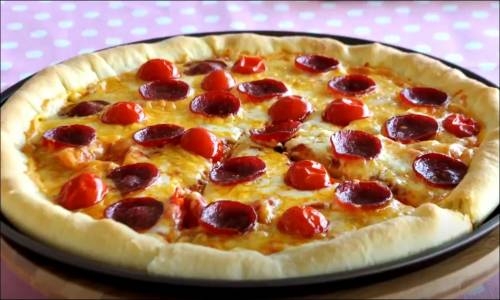 Dolgu Kenarlı Pizza Tarifi 