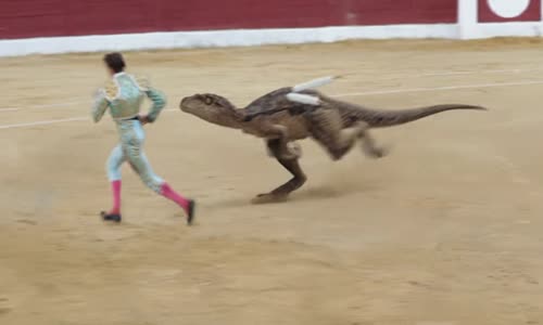 İnsanı Rahatsız Eden 'Raptor'lu Görüntülerle Boğa Güreşlerine Tepki