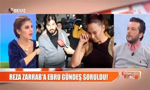 Reza Zarrab'a Ebru Gündeş Soruldu