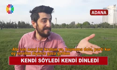 Adana Bağımsız Milletvekili Adayı Tek Başına Miting Yaptı Röportaj Adam 