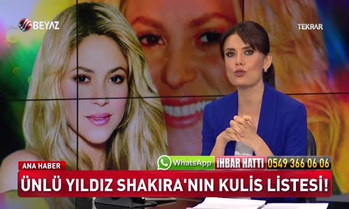 Shakira’nın İstanbul Konseri Öncesi İstekleri Pes Dedirtti Buzlu Badem Bile İstedi