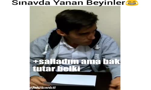 Sınavda Yanan Beyinler