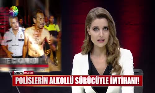 Polislerin Alkollü Sürücüyle İmtihanı !