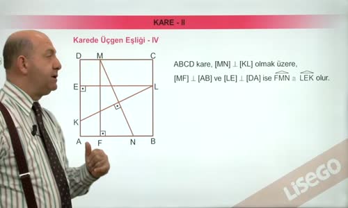 EBA GEOMETRİ LİSE KARE-KAREDE ÜÇGEN EŞLİĞİ 4