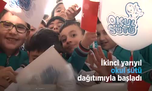 İkinci Yarıyıl Okul Sütü Dağıtımıyla Başladı 