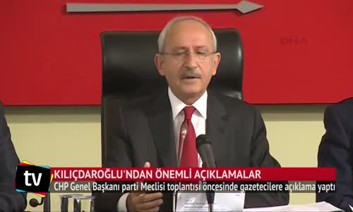 Chp Genel Başkanı - Beni Mahkemeye Veremiyorlar