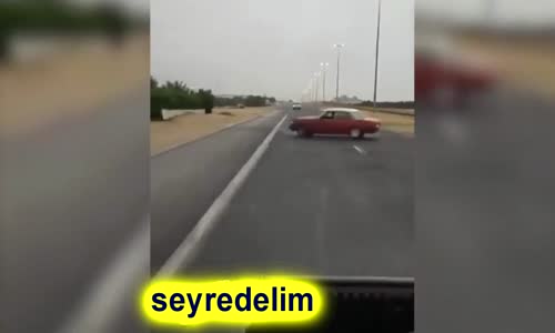 Sürücünün ilginç Sollama Tekniği