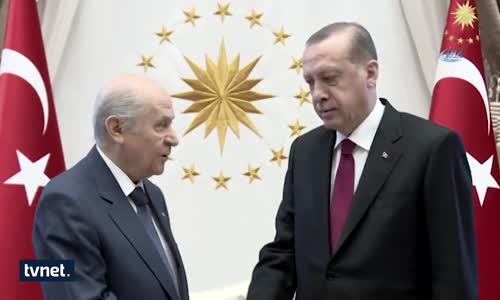 Cumhurbaşkanı Erdoğan, MHP Genel Başkanı Bahçeli'yi Kabul Etti