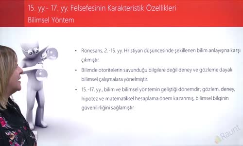 EBA FELSEFE LİSE MS 15.YY-MS 17.YY FELSEFESİ - BİLİMSEL YÖNTEM