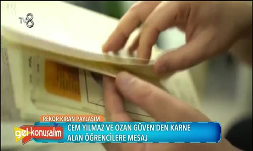 Cem Yılmaz Ve Ozan Güven'den Rekor Kıran Karne Mesajı