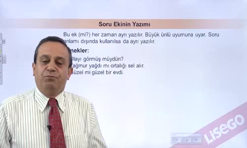 EBA TÜRKÇE LİSE YAZIM KURALLARI-SORU EKİNİN, PEKİŞTİRMELERİN VE İKİLEMLERİN YAZIMI