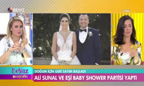 Ali Sunal Ve Eşi Nazlı Kurbanzade Baby Shower Partisi Yaptı