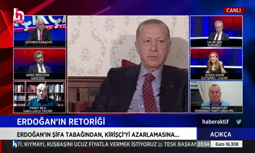 Cemal Enginyurt Erdoğan'a Seslendi