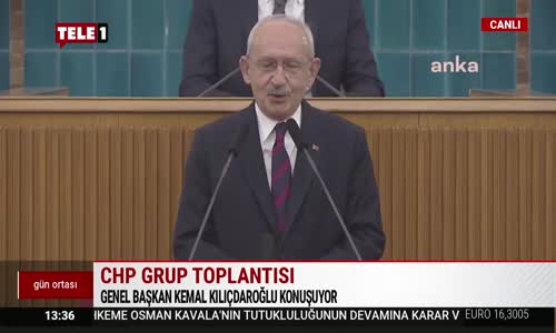 Kemal Kılıçdaroğlu, Bahçeli'nin o sözlerini kürsüde okudu