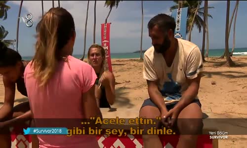 Oyun Sonu Merve'ye Sema'dan Hiç Beklemediği Tepki 50. Bölüm Survivor 2018