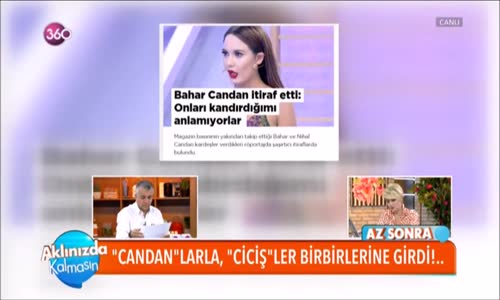 Candanlarla Cicişler Bribirlerine Girdi