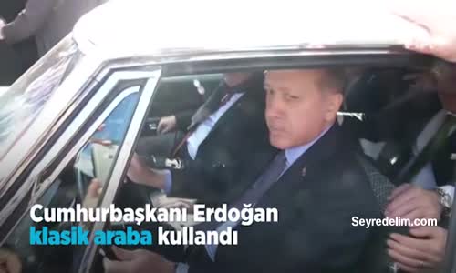 Cumhurbaşkanı Erdoğan Klasik Araba Kullandı