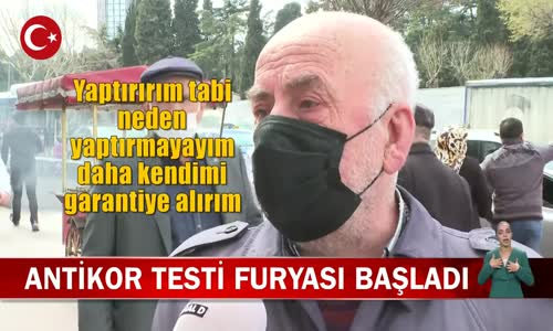 Hastanelerde Antikor Testi Yoğunluğu! İşte Görüntüler