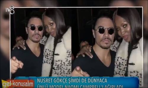 Naomi Campbell, Nusret'in New York'taki Restoranında