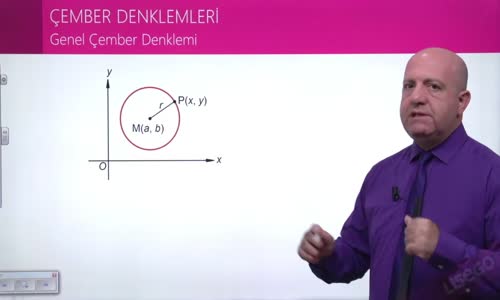 EBA GEOMETRİ LİSE ÇEMBER DENKLEMLERİ-GENEL ÇEMBER DENKLEMİ