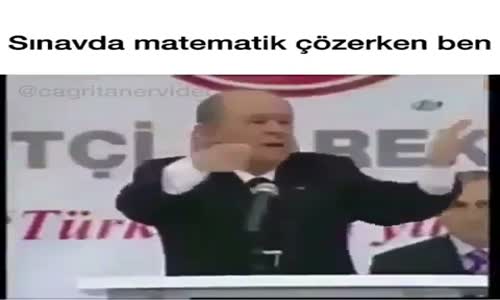 Sınavda Matematik Çözerken Ben