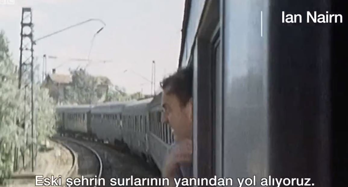 1971 Yılından İstanbul Görüntüleri Orient Express'i 