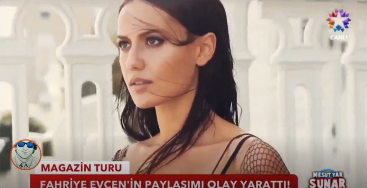 Fahriye Evcen'in Makyajsız Pozu