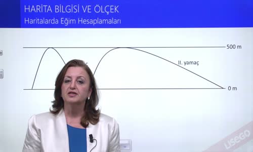 EBA COĞRAFYA LİSE - HARİTA BİLGİSİ VE ÖLÇEK - HARİTALARDA EĞİM HESAPLAMALARI