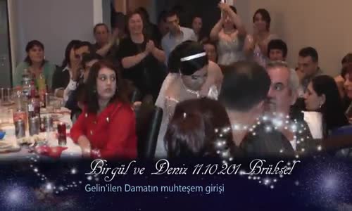 Gelin İle Damatın Düğün Salonuna Muhteşem Girişi