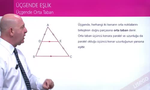 EBA GEOMETRİ LİSE  ÜÇGEN -ÜÇGENDE ORTA TABAN