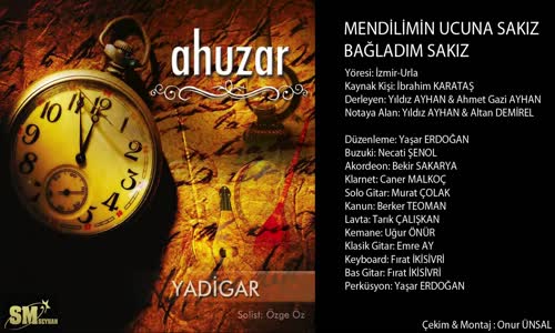 Ahuzar  Mendilimin Ucuna Sakız Bağladım Sakız 