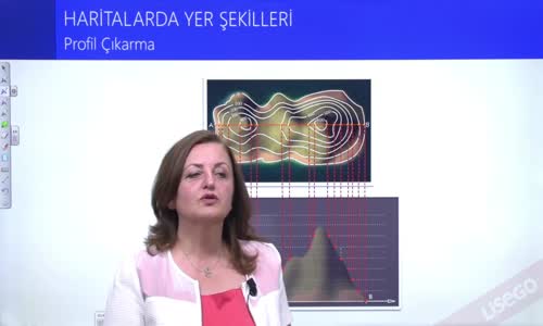 EBA COĞRAFYA LİSE - HARİTALARDA YER ŞEKİLLERİ - PROFİL ÇIKARMA