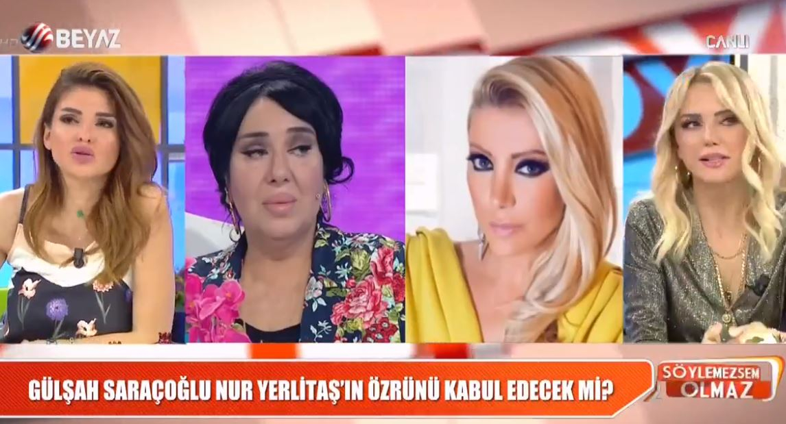 Nur Yerlitaş, Gülşah Saraçoğlu'ndan Özür Diledi