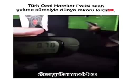 Özel Harekat Polisinin Silah Çekme Süresi