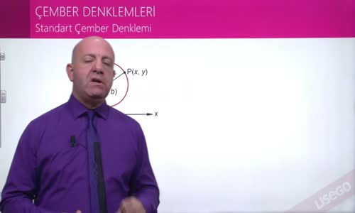 EBA GEOMETRİ LİSE ÇEMBER DENKLEMLERİ-STANDART ÇEMBER DENKLEMİ