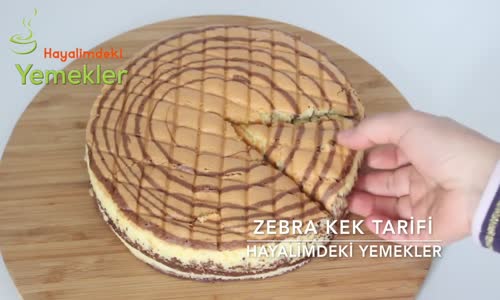 Böyle Yumuşak Zebra Kek Hiç görmediniz  Şifon Zebra Kek Tarifi 